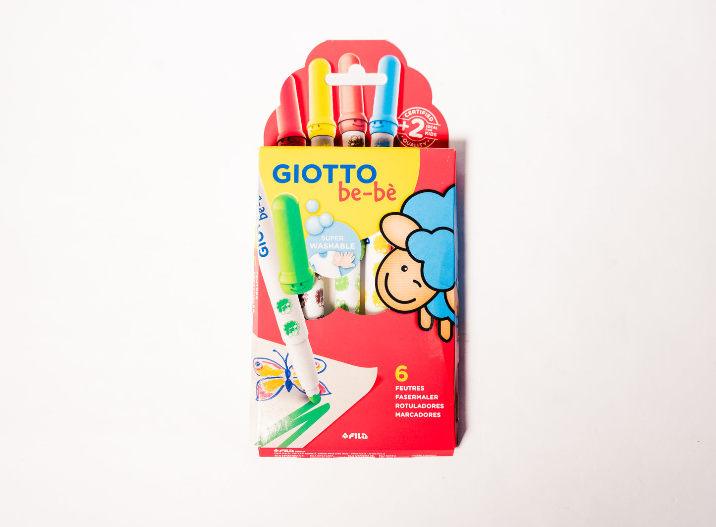MARCADOR BEBE GIOTTO 6 UNIDADES