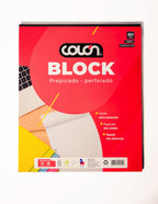COLON BLOCK PREPICADO CARTA 7 mm