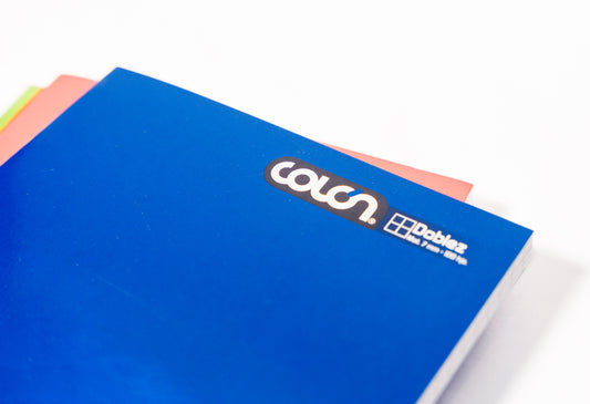 CUADERNO DOBLEZ COLON LISO 7MM 100 Hojas