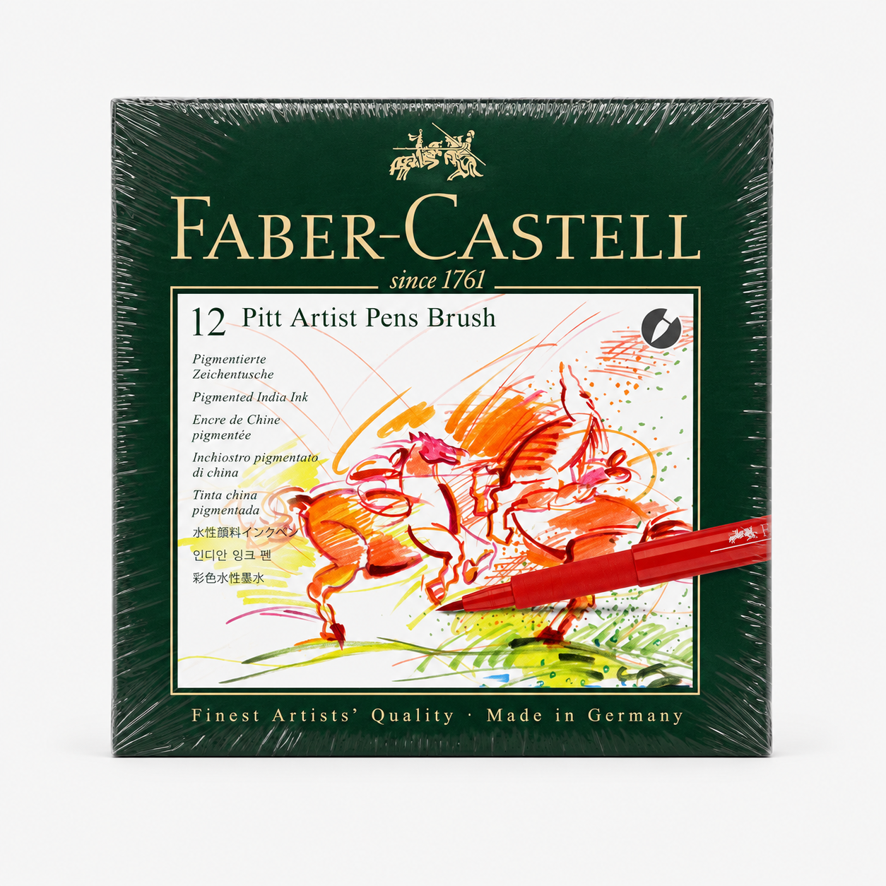 SET PITT 12un ROTULADORES FABER CASTELL