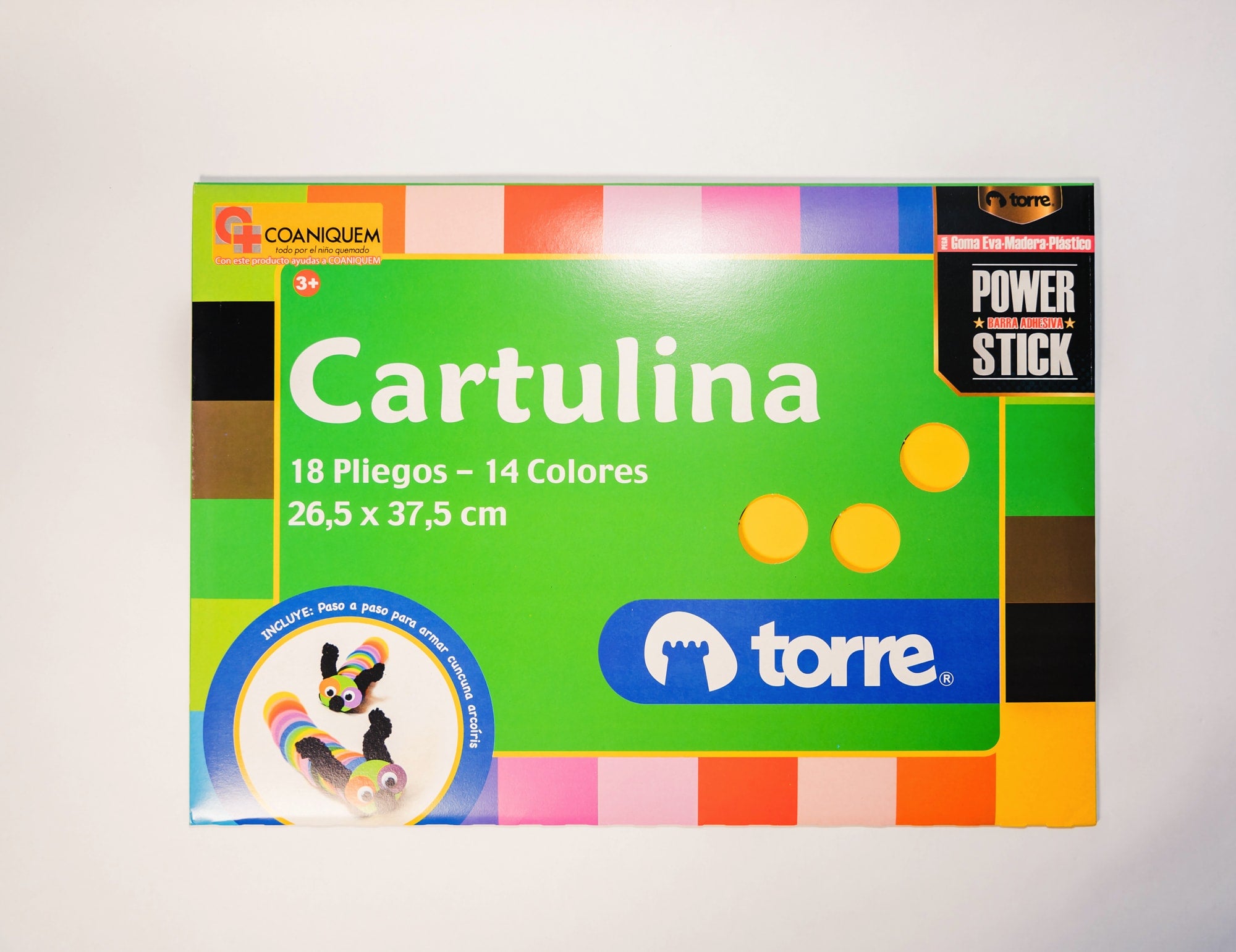 BLOCK CARTULINAS TORRE 18 PLIEGOS