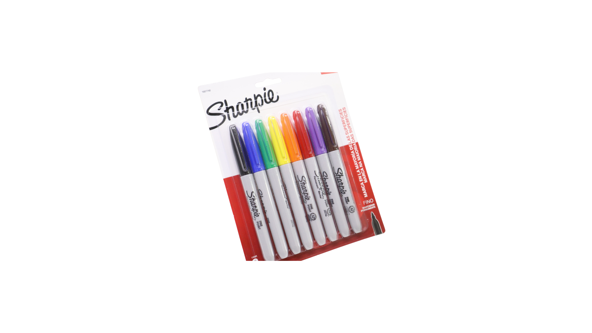 SET 8 PLUMONES SHARPIE FINOS CLASICOS