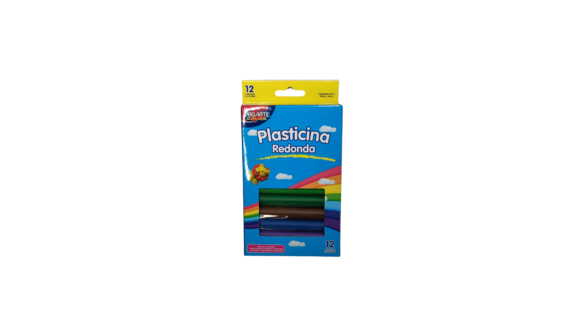 PLASTICINA PROARTE 12 COLORES