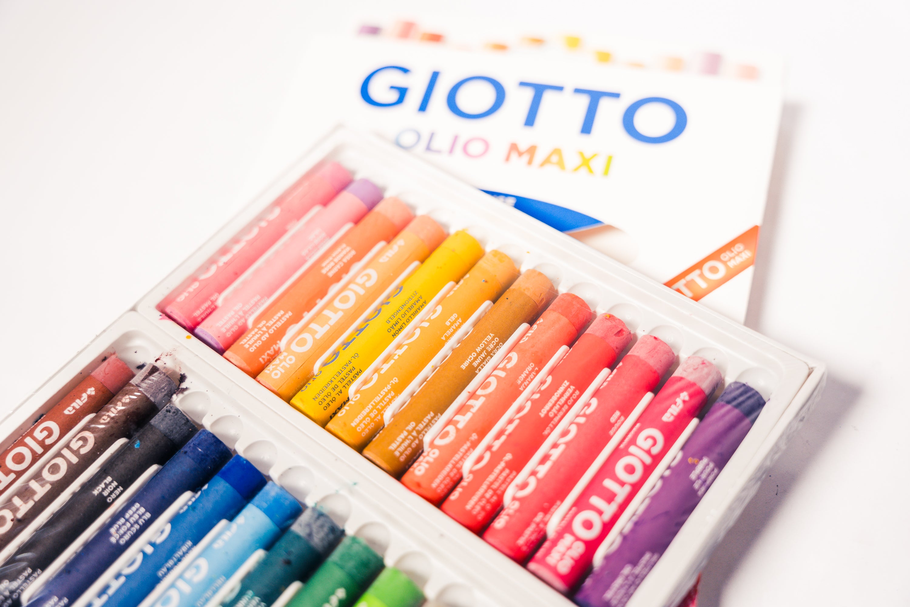 LAPIZ PASTEL OLIO MAXI GIOTTO 24 Colores