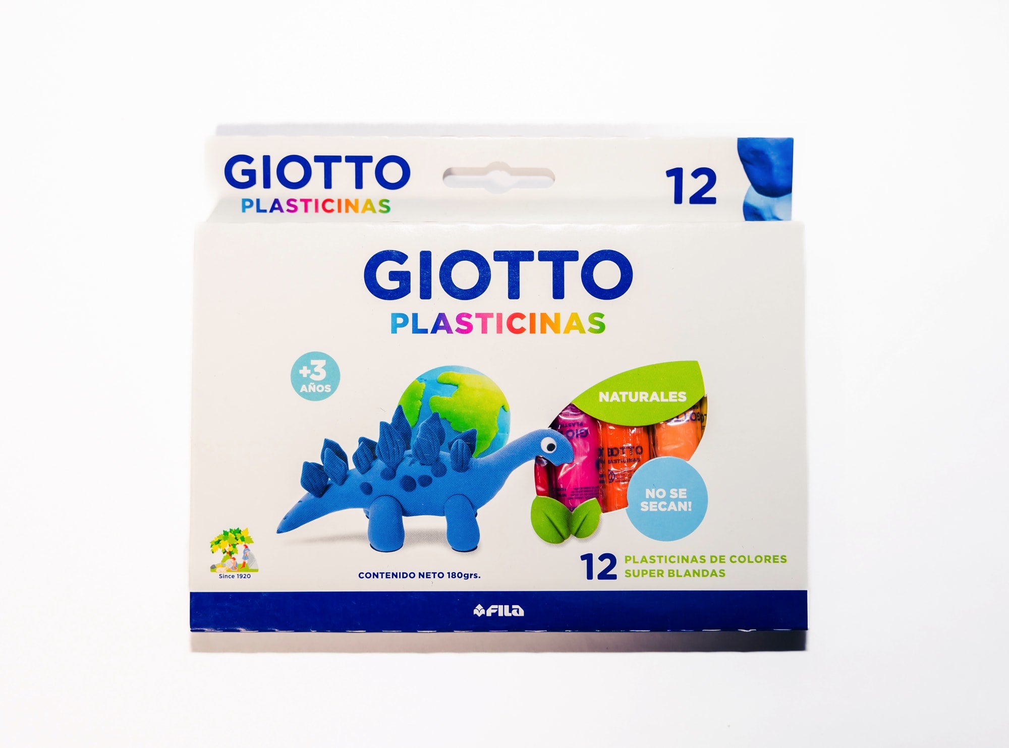 GIOTTO PLASTICINA NATURAL 12 Colores