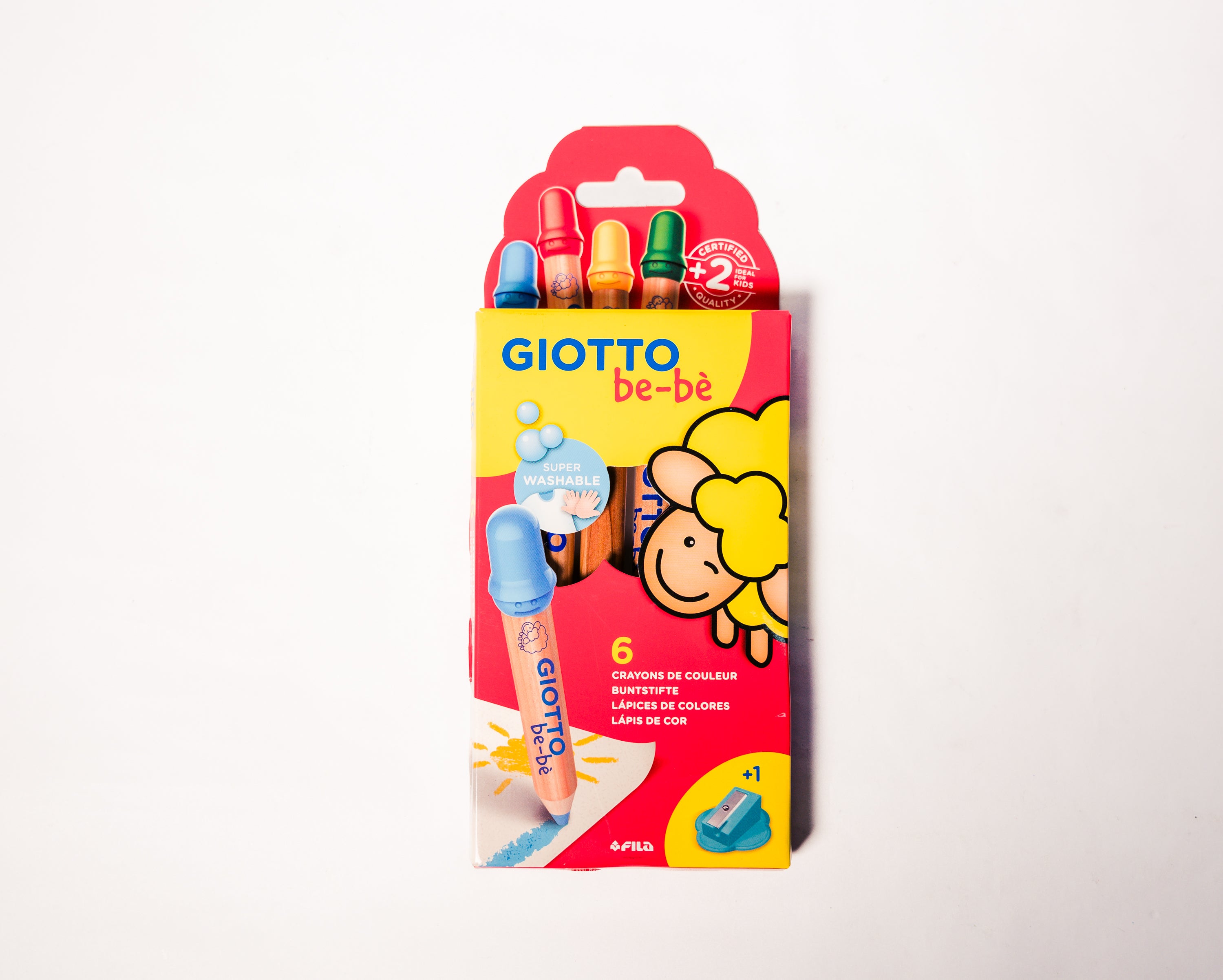 LAPICES COLOR GIOTTO BEBE 6 Colores