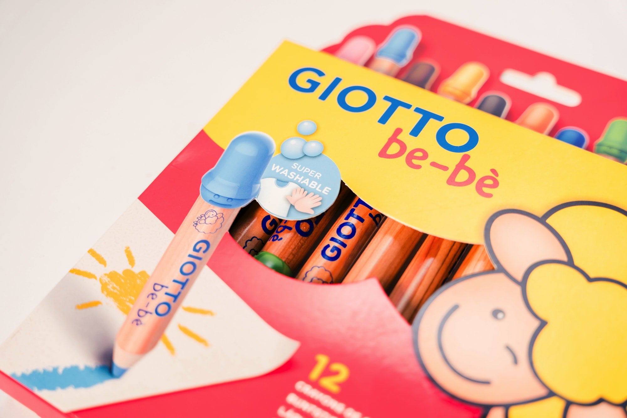 LAPICES COLOR GIOTTO BEBE 12 Colores