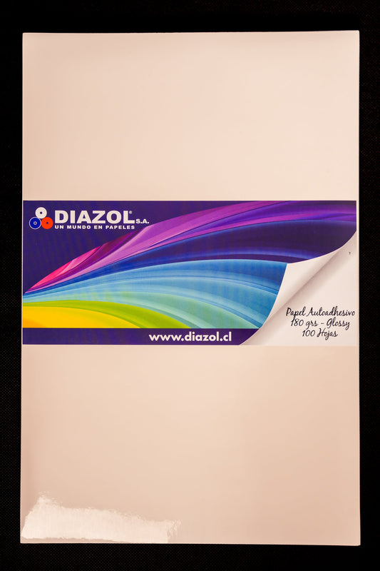PAPEL ADHESIVO GLOSSY OF.180gr Diazol