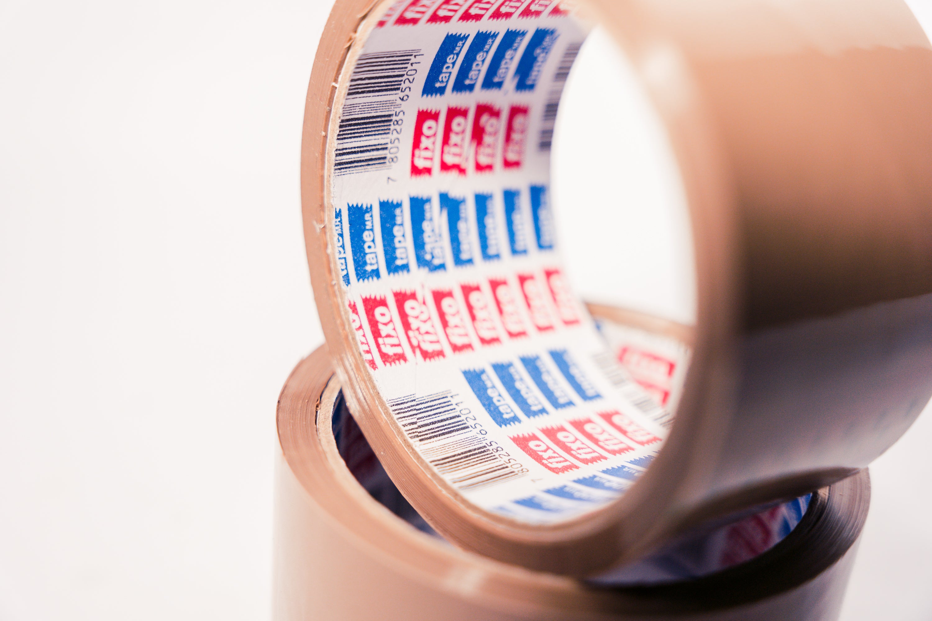 CINTA ADHESIVA 25mmX40mt CAFE/TRAN