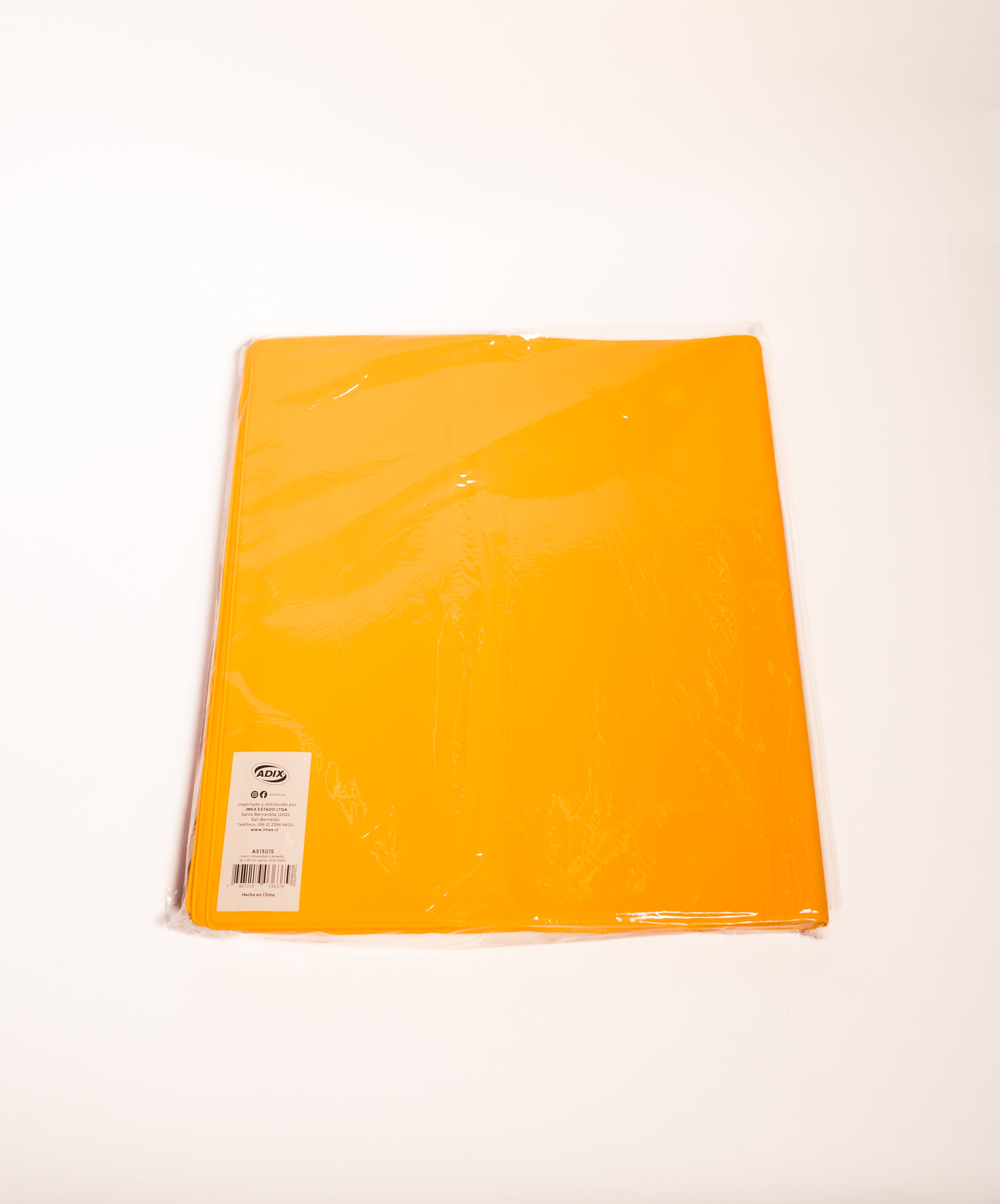 FORRO CUADERNO UNIVERSITARIO AMARILLO ADIX