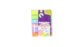 DESTACADORES GLITER PASTEL 6 COLORES