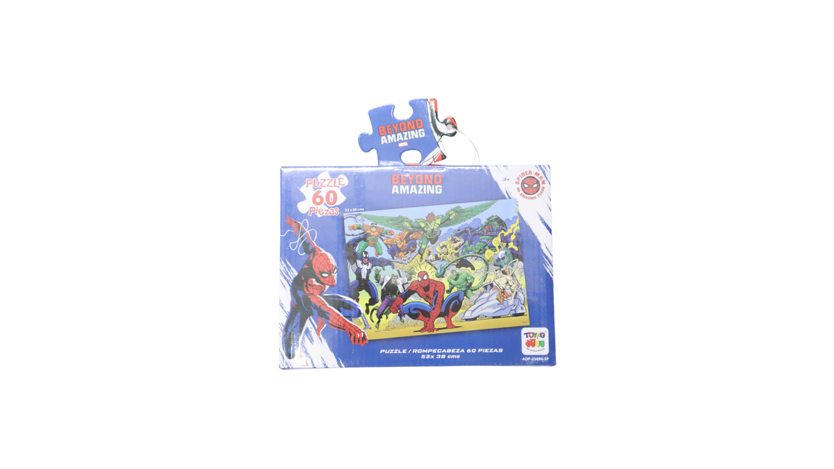 PUZZLE 60 PIEZAS MOD. MALETA SPIDER MAN – La Tecnika | Librería Técnica ...
