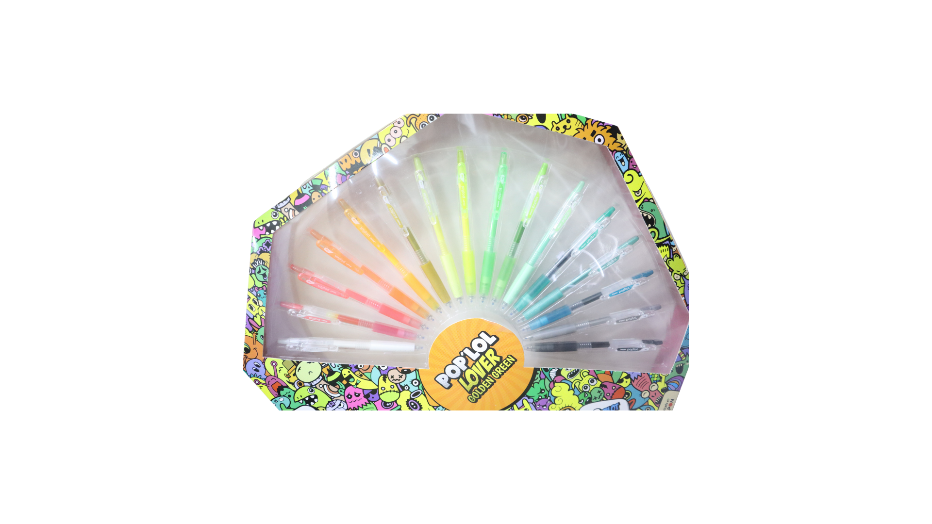 SET LAPICES POPLOL GOLDEN GREEN 16 UND. PILOT