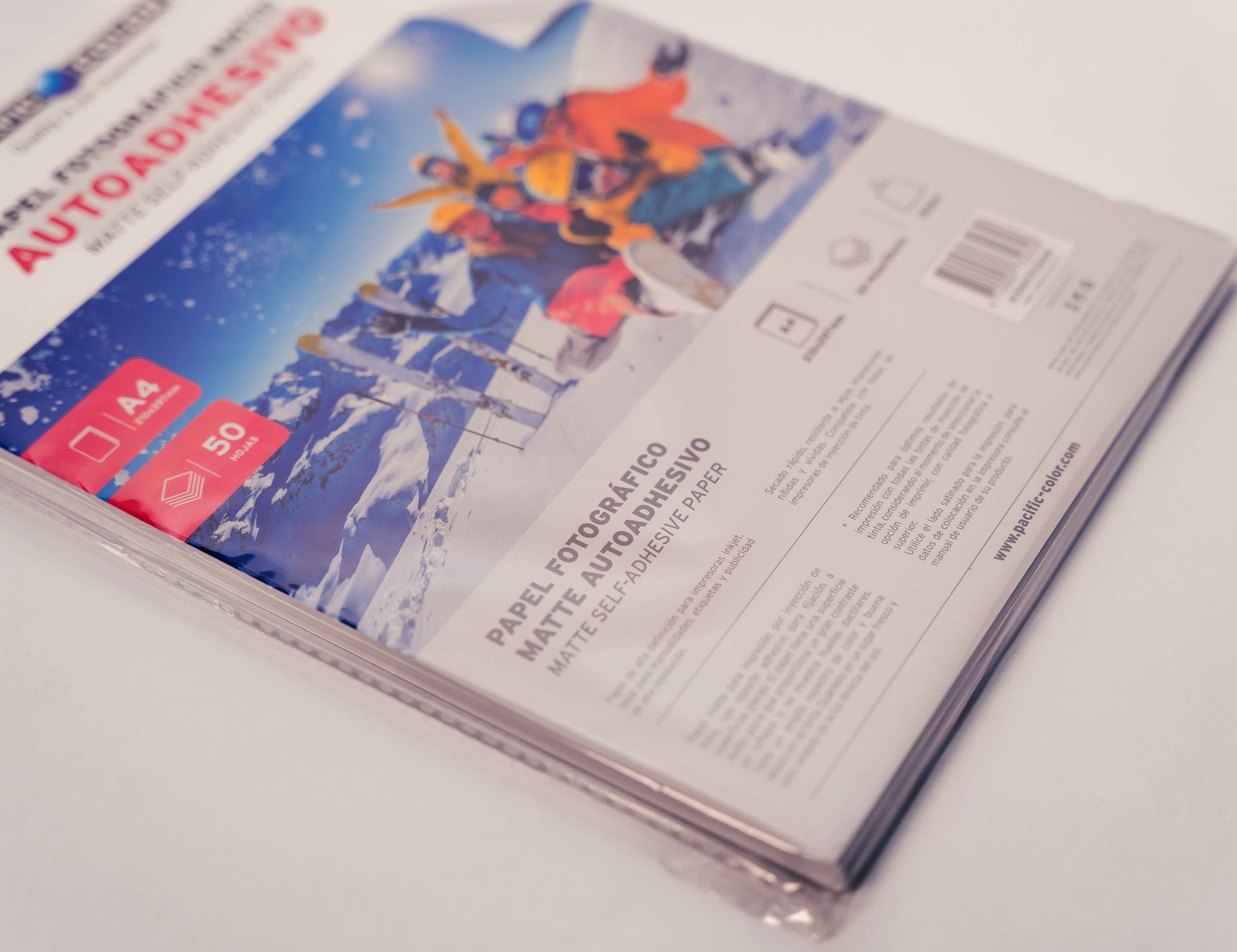 PACIFIC COLOR ADHESIVO MATTE 120gr 50hj A4