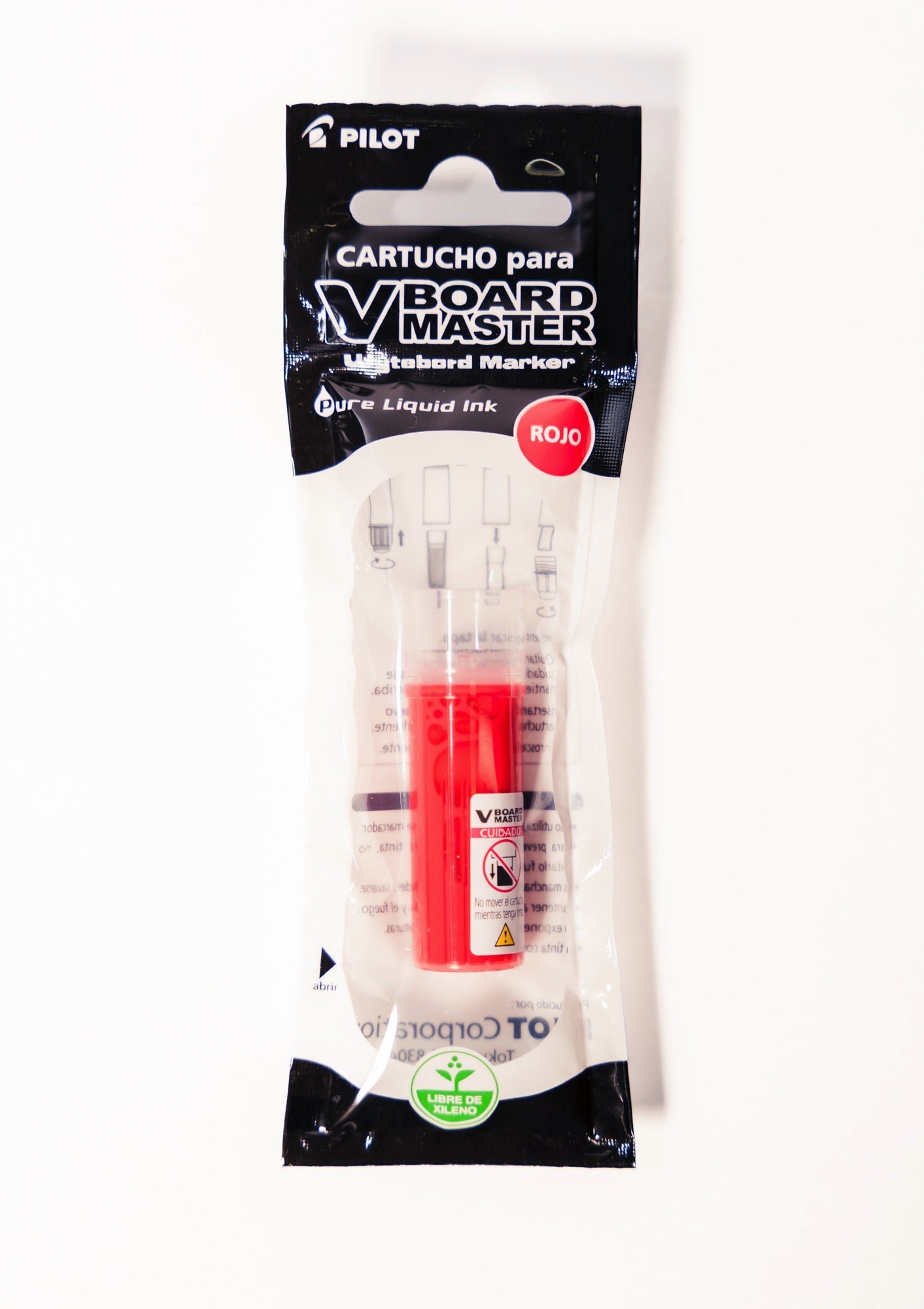 PILOT CARTUCHO TINTA PIZARRA V BOARD MASTER ROJO